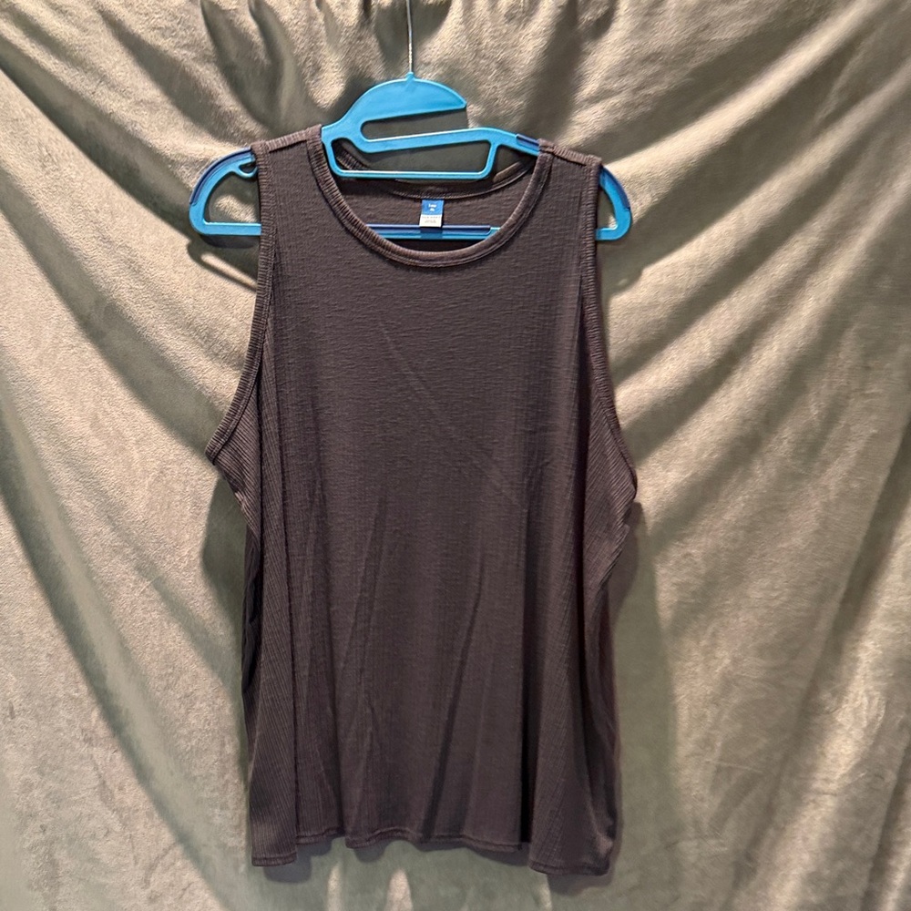 Old Navy Charcoal Sleeveless Tank Top